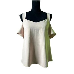 Blue Rain Womens Pink off shoulder blouse top Medium